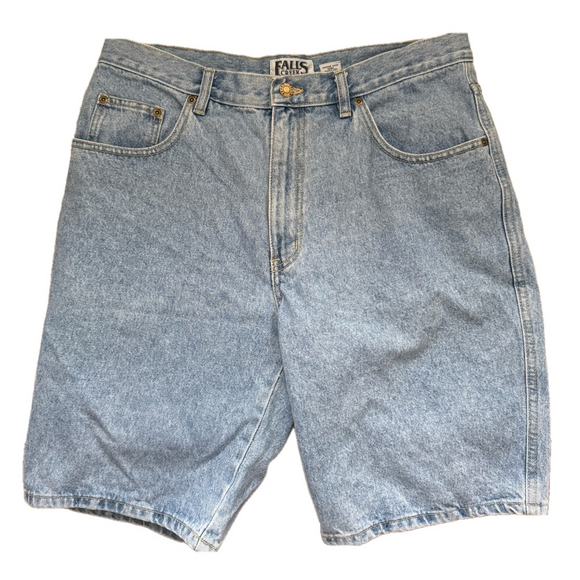Vintage Falls Creek Men's Denim Shorts Size 36 Vintage Dad Shorts - Picture 1 of 3